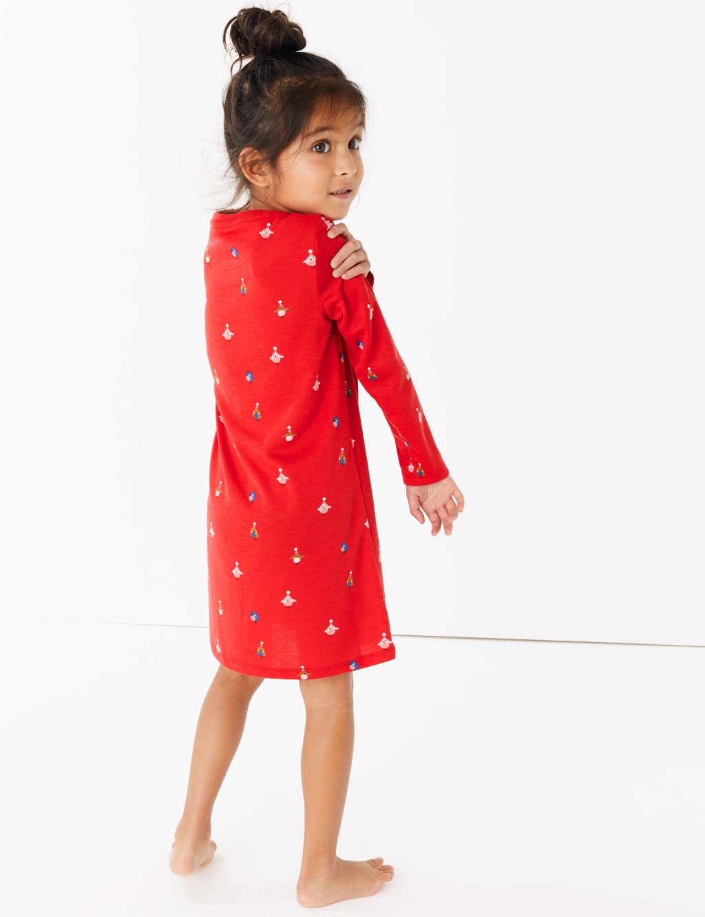 2 Pack Robin Print Nightdress (1-7 Years) 5 of 6
