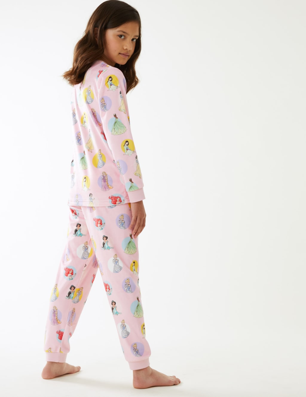 Disney Princess Velour Pyjamas 2 10 Yrs M S Collection M S