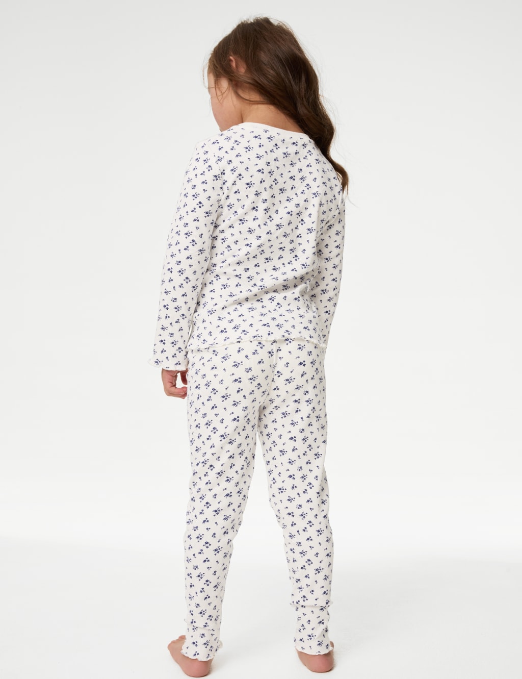 Cotton Rich Floral Pyjamas (1-8 Yrs) 4 of 6
