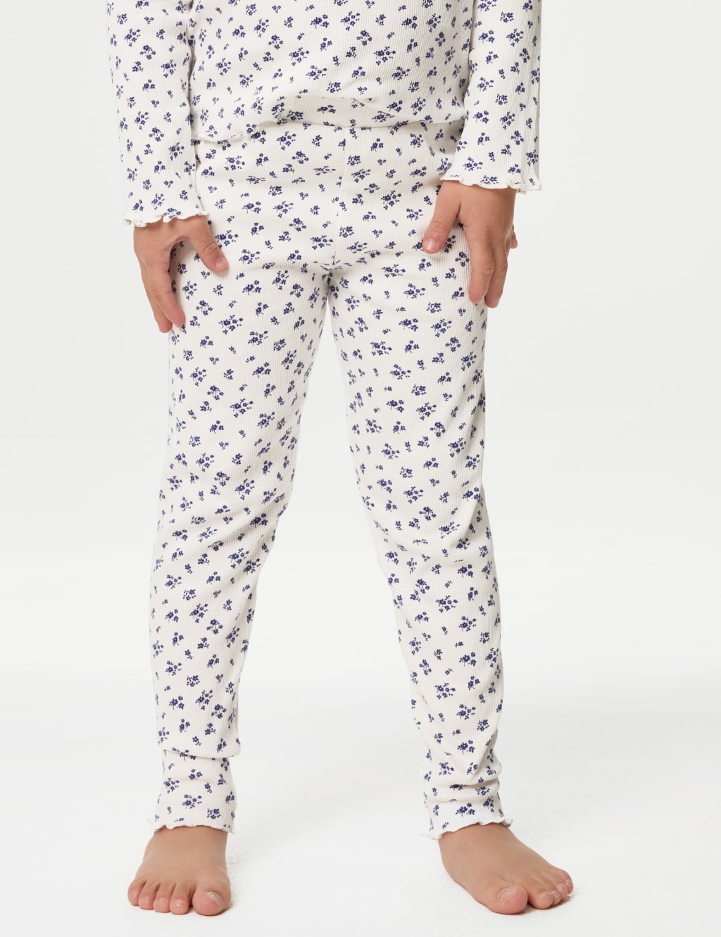 Cotton Rich Floral Pyjamas (1-8 Yrs) 5 of 6