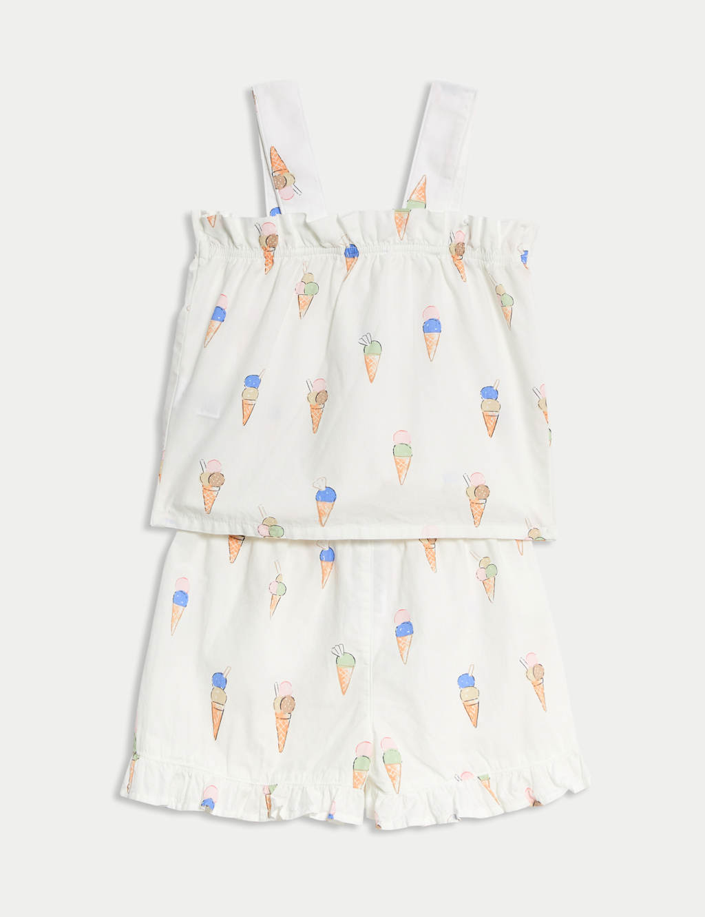 Pure Cotton Ice Cream Print Pyjamas (1-8 Yrs) 2 of 6