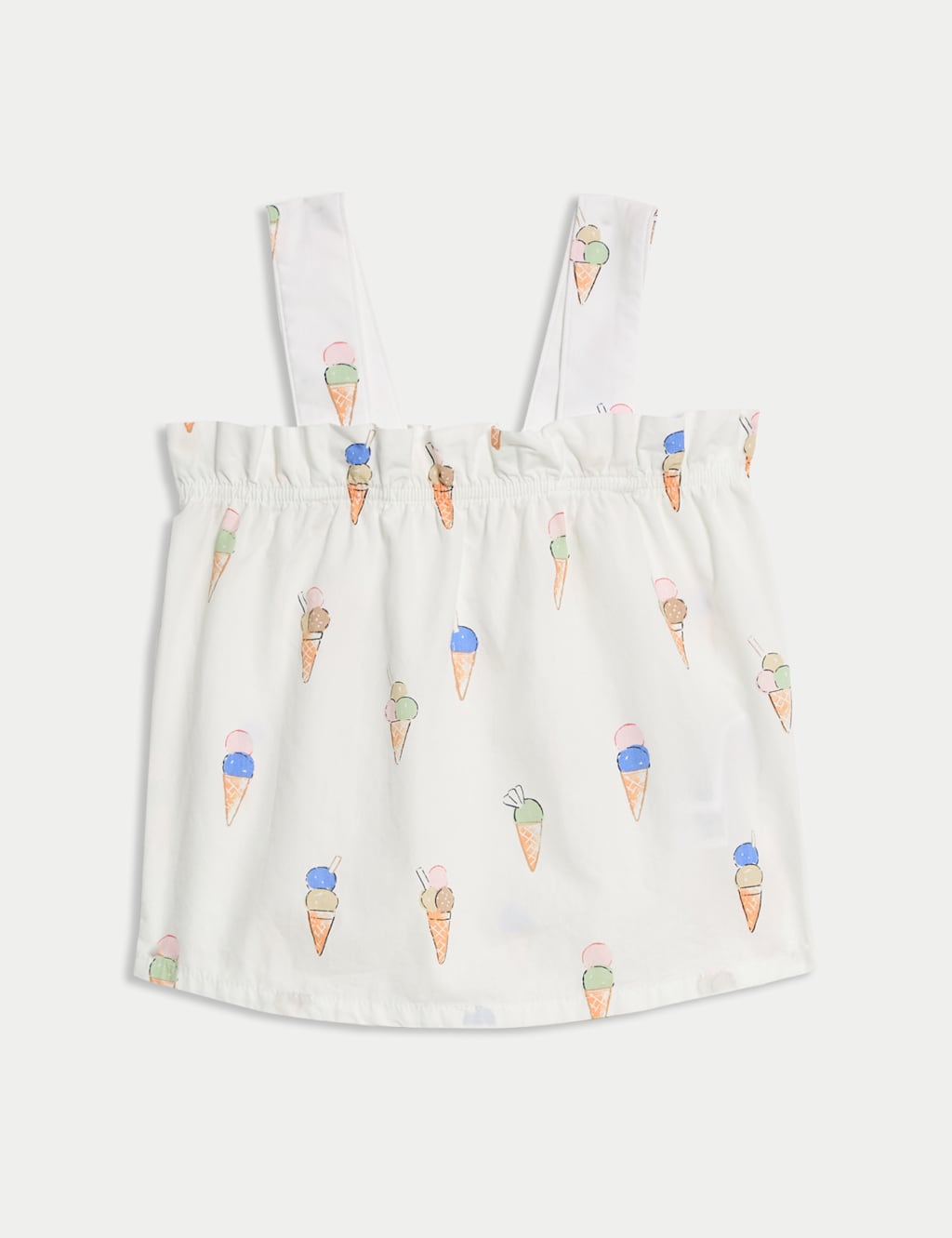 Pure Cotton Ice Cream Print Pyjamas (1-8 Yrs) 3 of 6