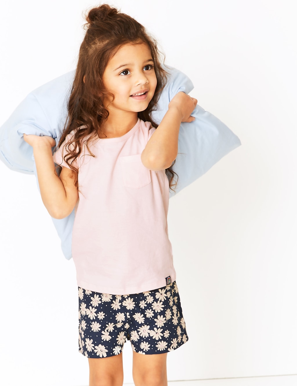 2 Pack Floral Short Pyjama Sets (1-7 Yrs) 4 of 6