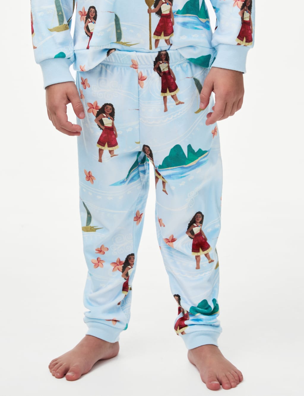 Disney Princess Moana Velour Pyjamas 2 8 Yrs