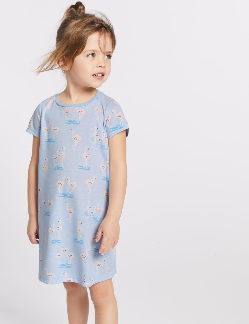 2 Pack Flamingo Nightdress 1 7 Years M S