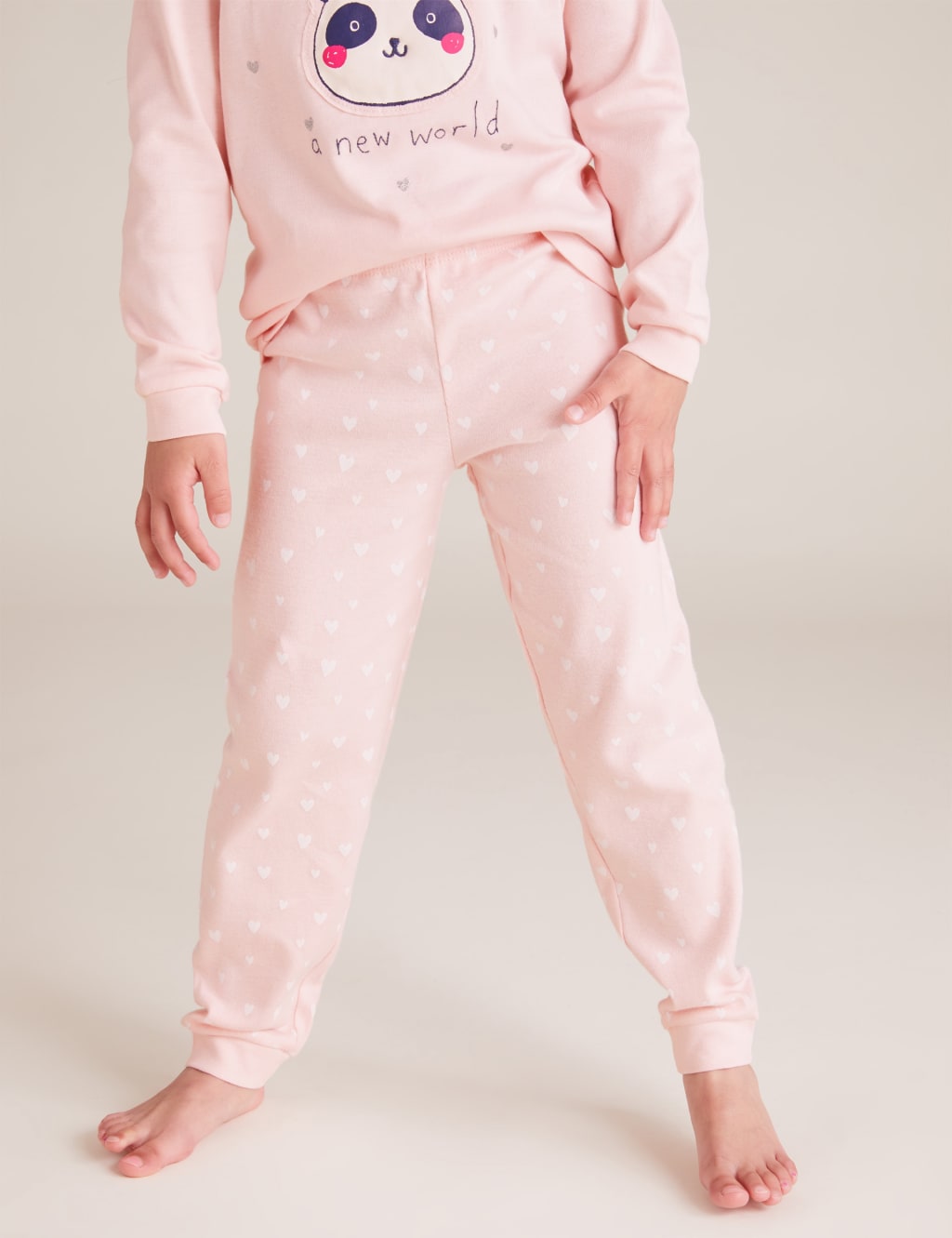 2pk Pure Cotton Panda Pyjama Sets (1-7 Yrs) 5 of 5