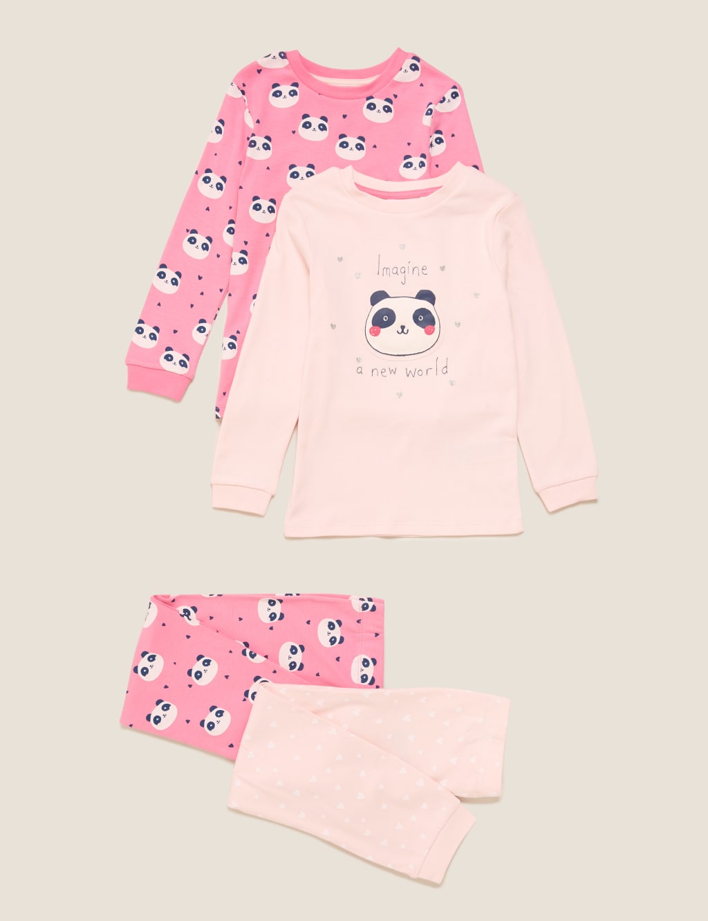 Marks and spencer panda pyjamas clearance
