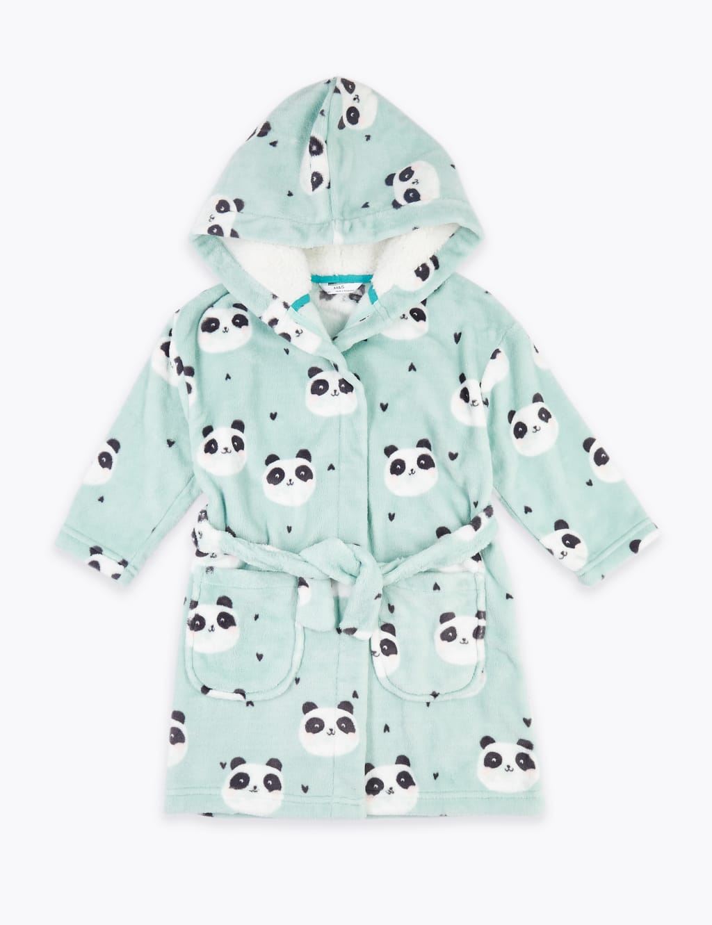 Fleece Panda Print Dressing Gown (1-7 Yrs) 2 of 4