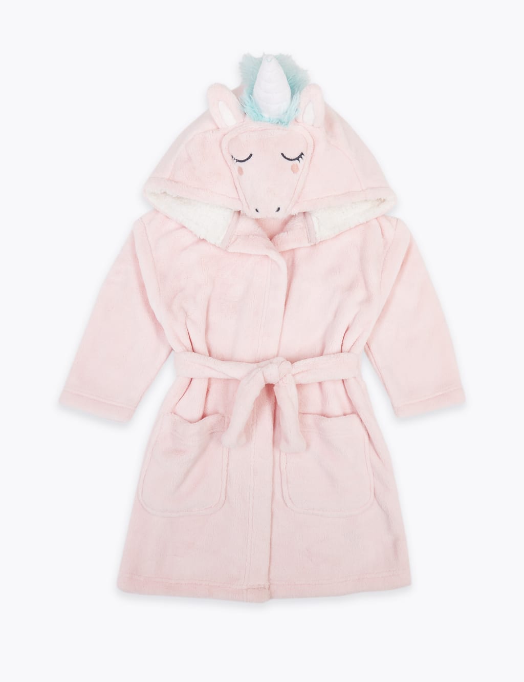 Fleece Unicorn Dressing Gown (1-7 Yrs) 2 of 4