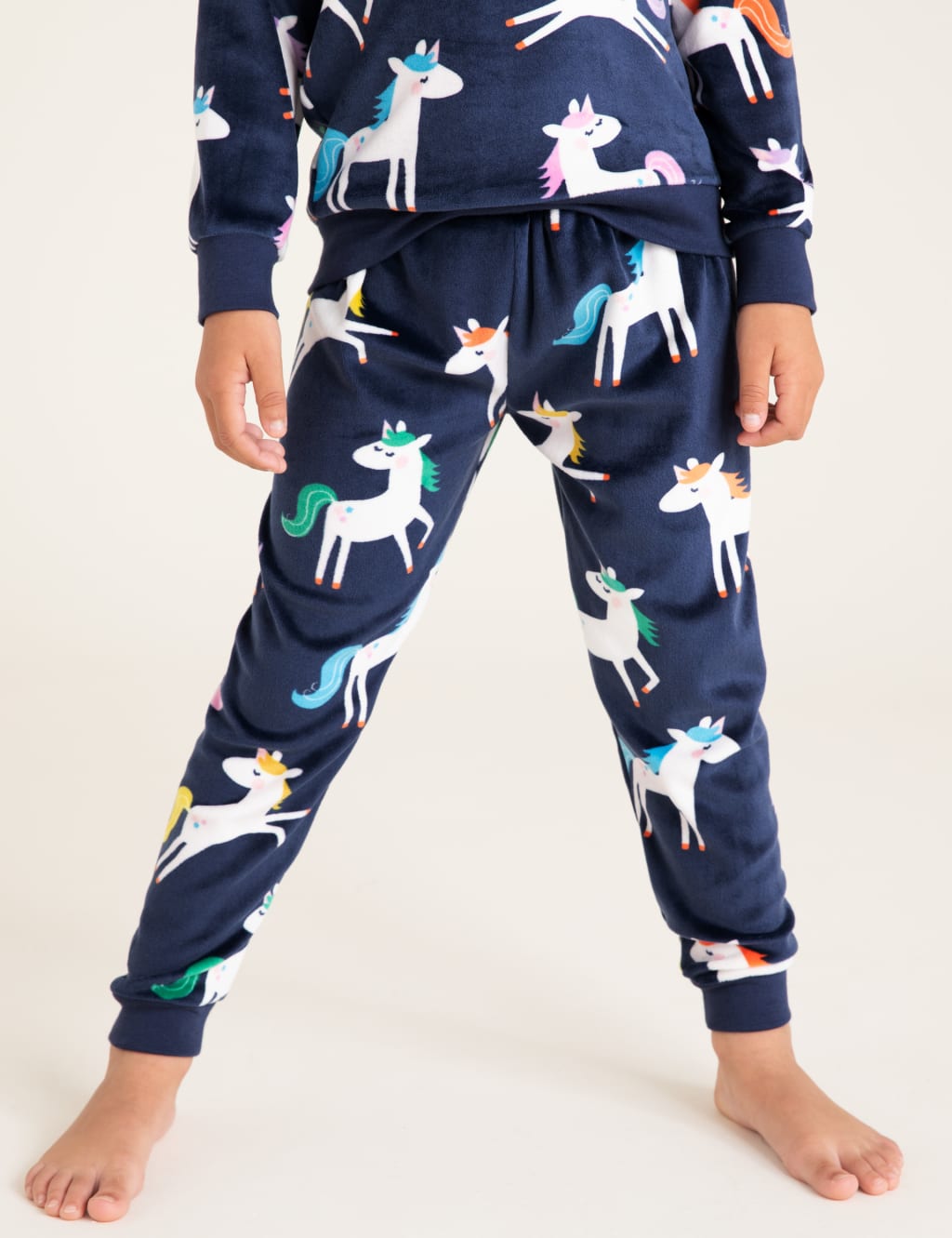 Velour Fleece Unicorn Pyjama Set (1-7 Yrs) 4 of 4
