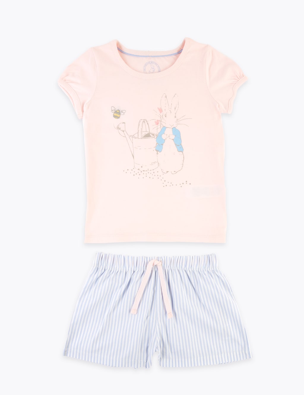 Pure Cotton Peter Rabbit Short Pyjama Set 1 7 Yrs M S