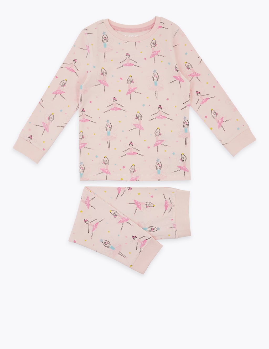 Cotton Rich Fairy Ballerina Pyjama Set (1-7 Yrs) 2 of 4