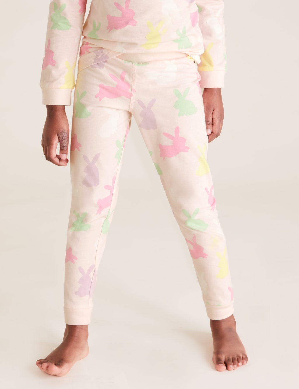 Cotton Bunny Print Pyjama Set (1-7 Yrs) 4 of 4