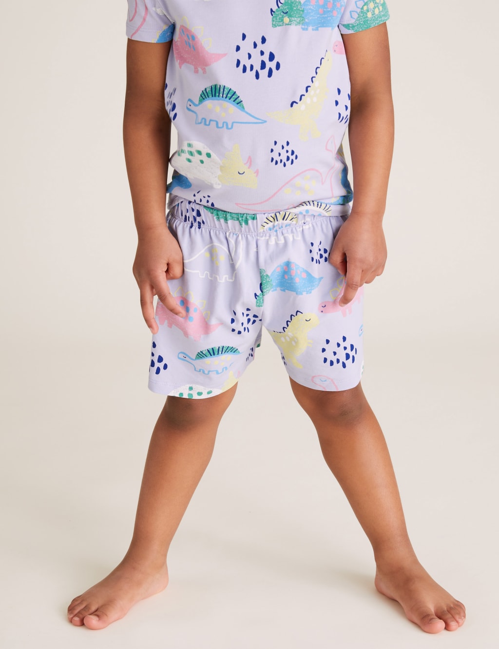 Cotton Dinosaur Short Pyjama Set (1-7 Yrs) 4 of 5