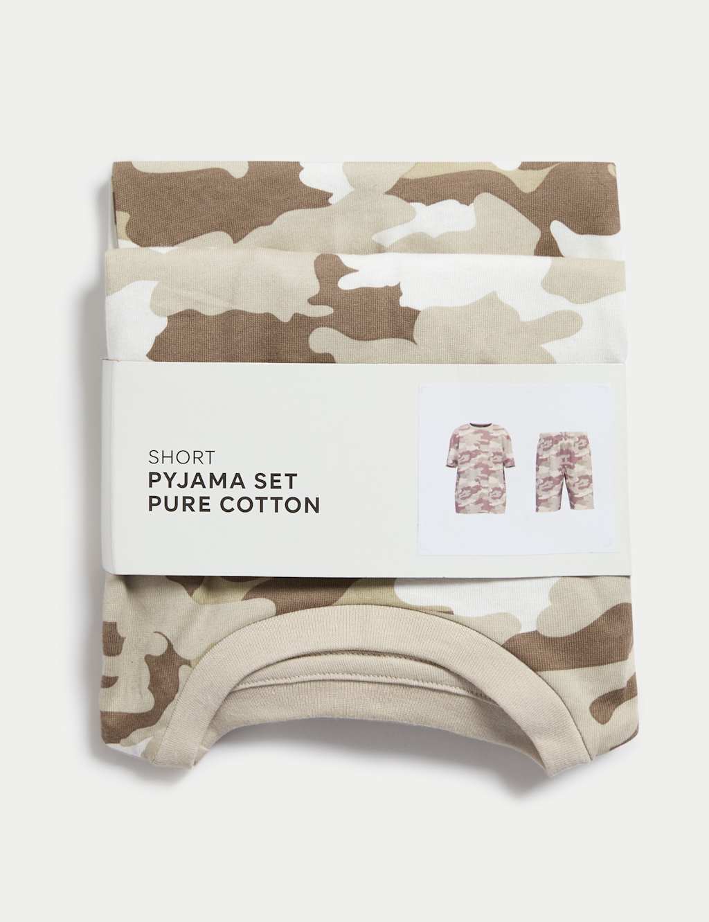 Pure Cotton Camouflage Pyjamas (1-16 Yrs) 2 of 2