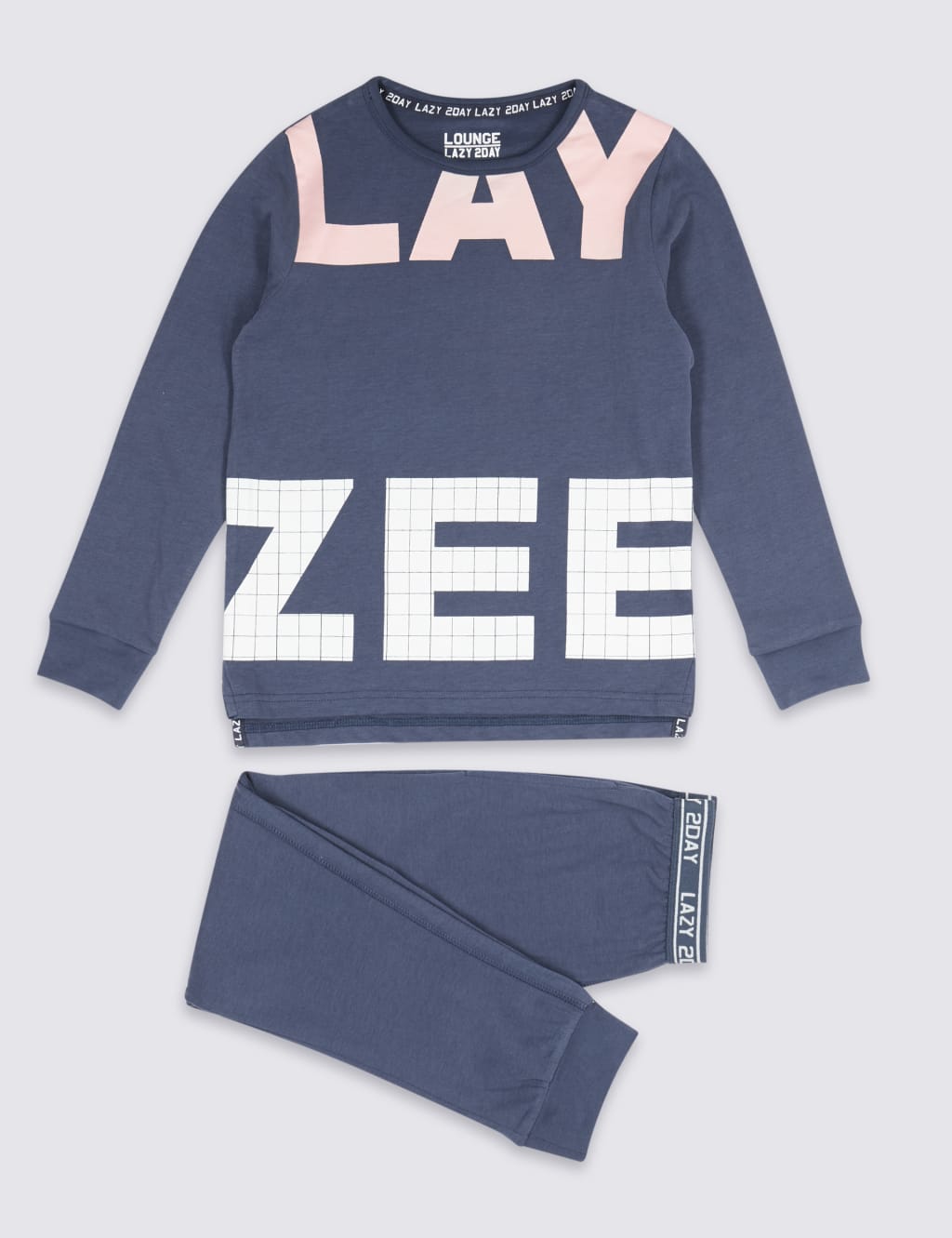 Pure Cotton Lay Zee Pyjamas (3-16 Years) 2 of 4