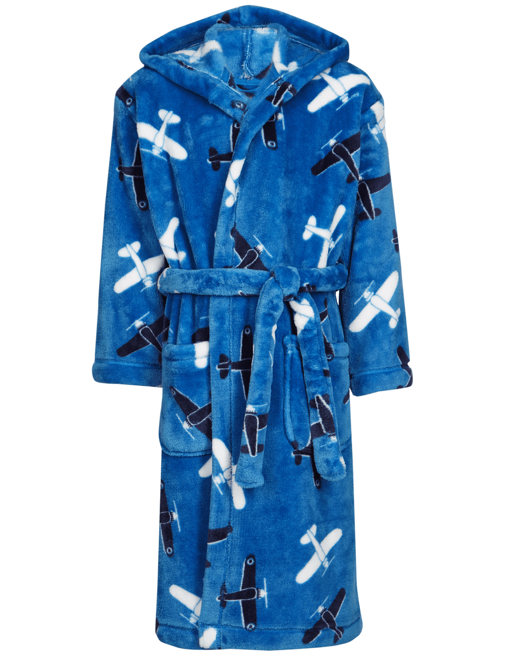 Hooded Dressing Gown with Belt (1-16 Years) 5 of 6