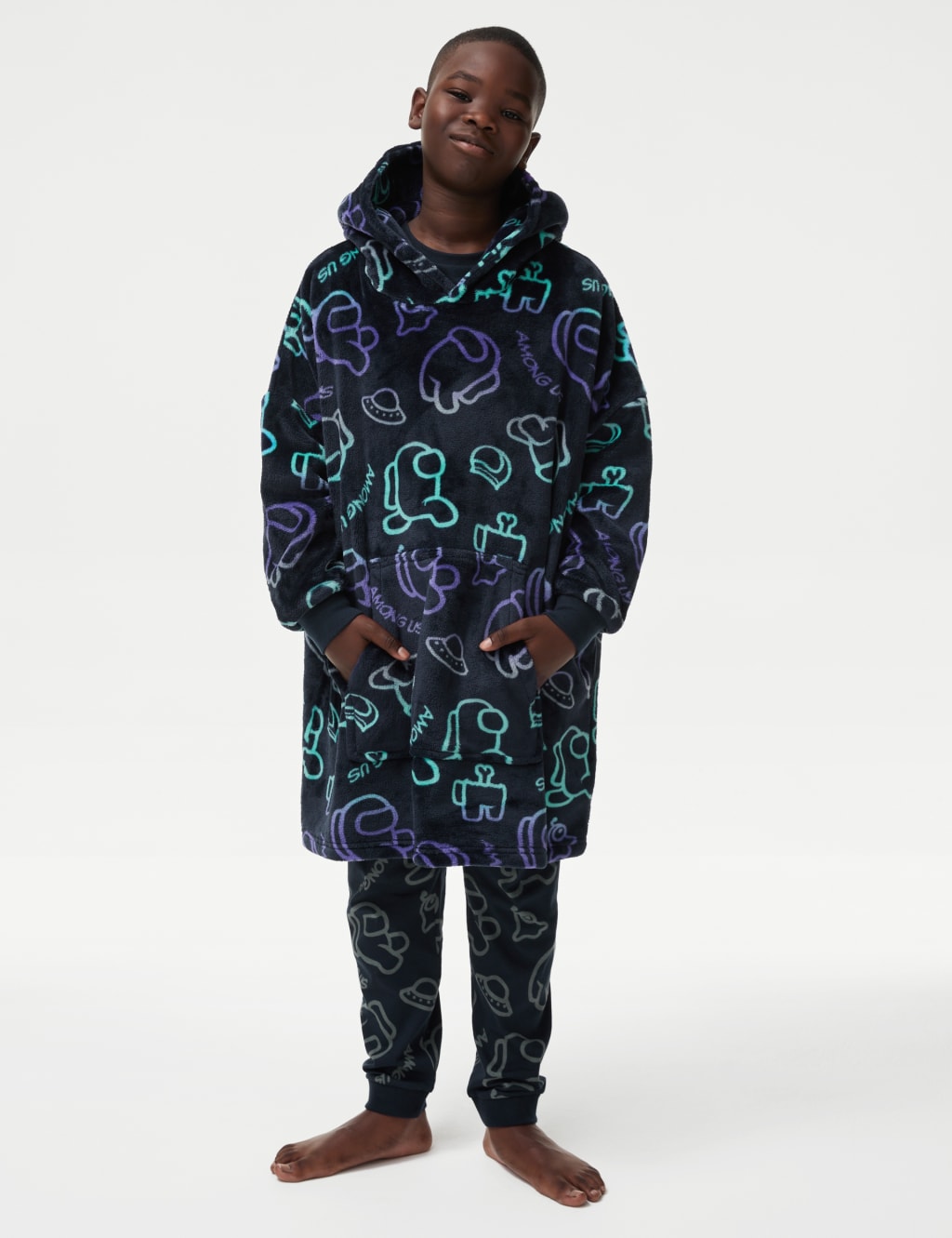 Among Us Oversized Hoodie 7 16 Yrs