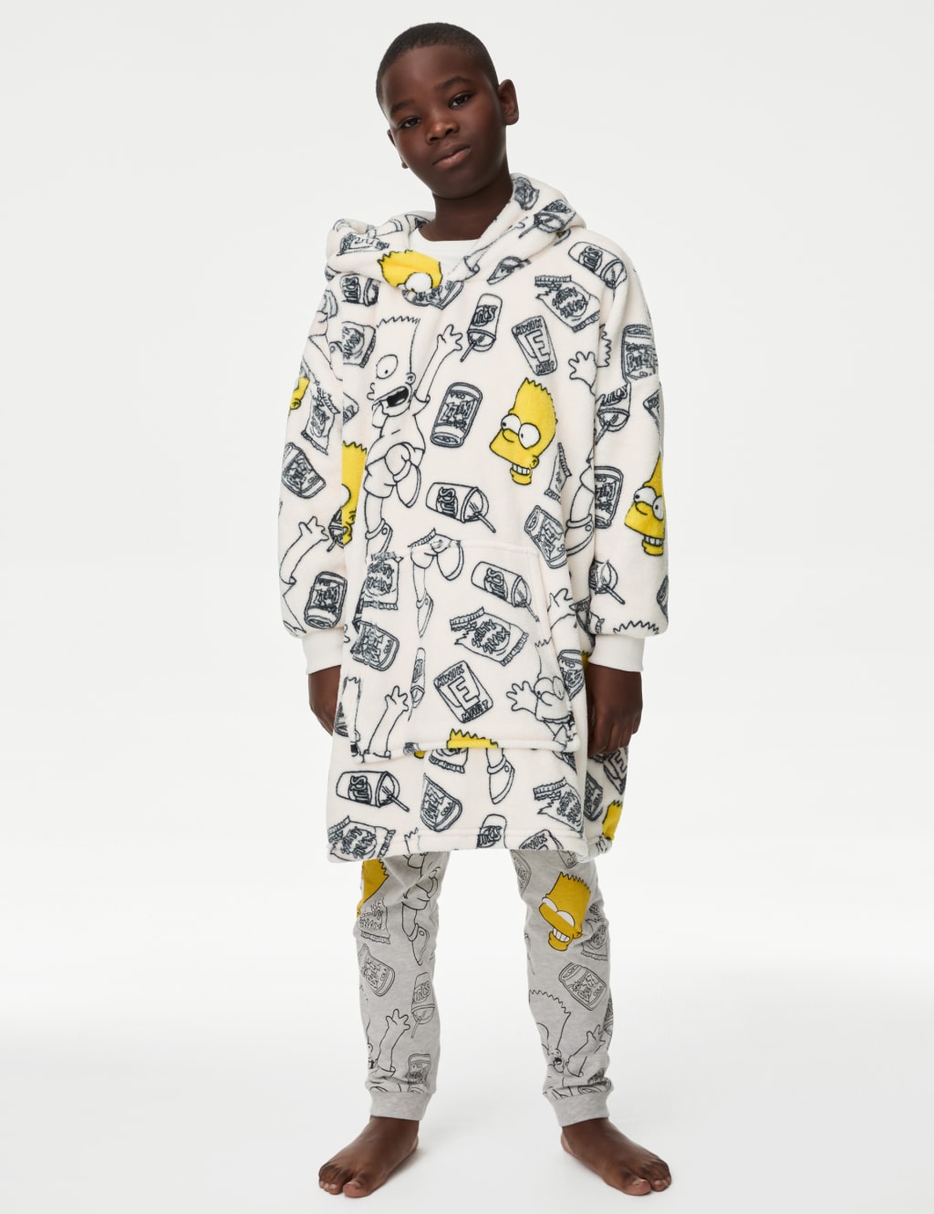 The Simpsons Fleece Hoodie 7 16 Yrs