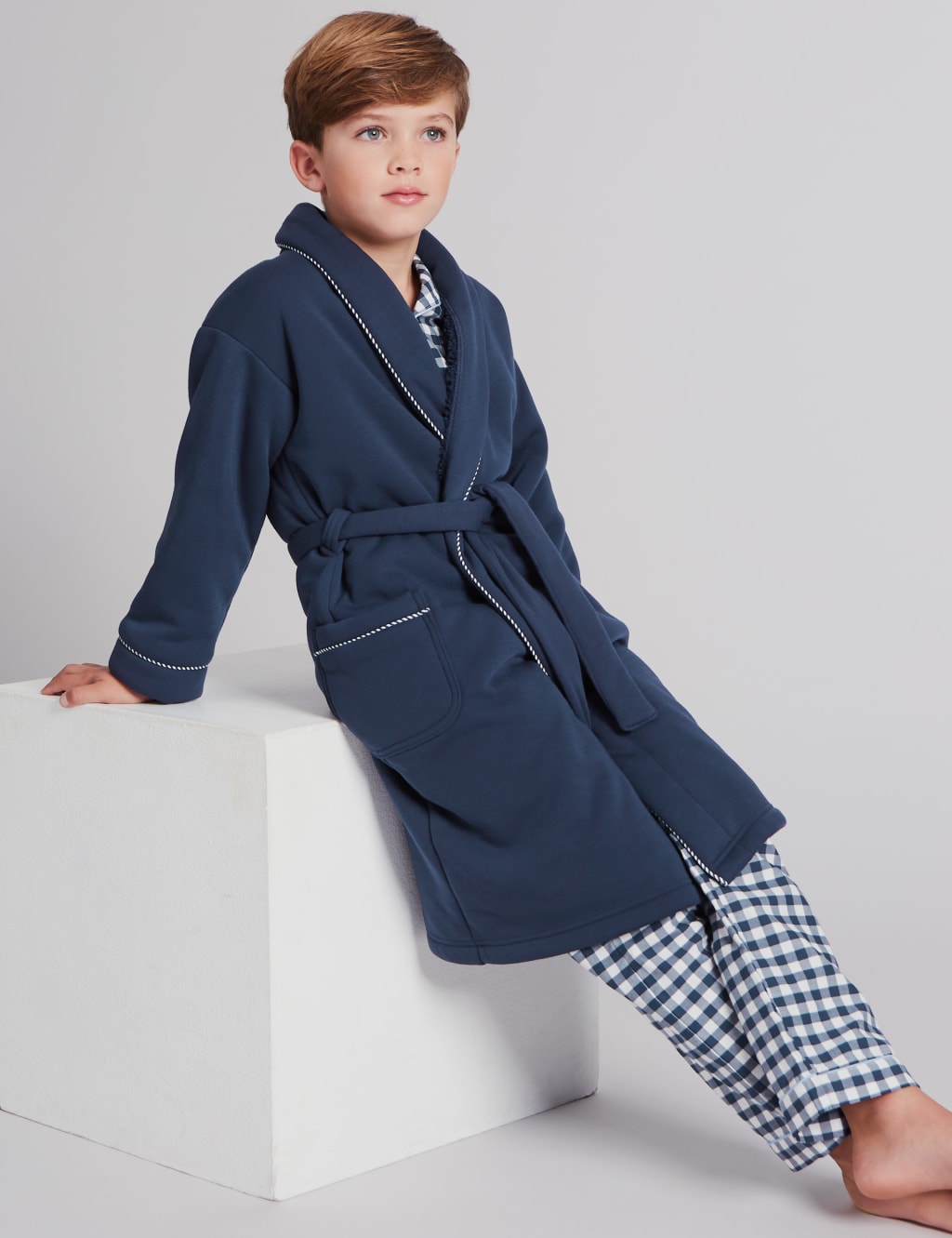M&s autograph dressing gown top