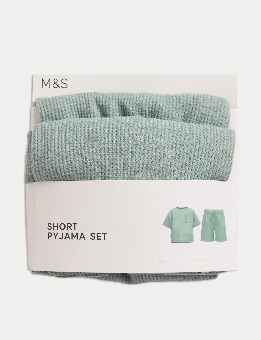 Cotton Blend Waffle Pyjamas (12 Mths-16 Yrs) 2 of 2