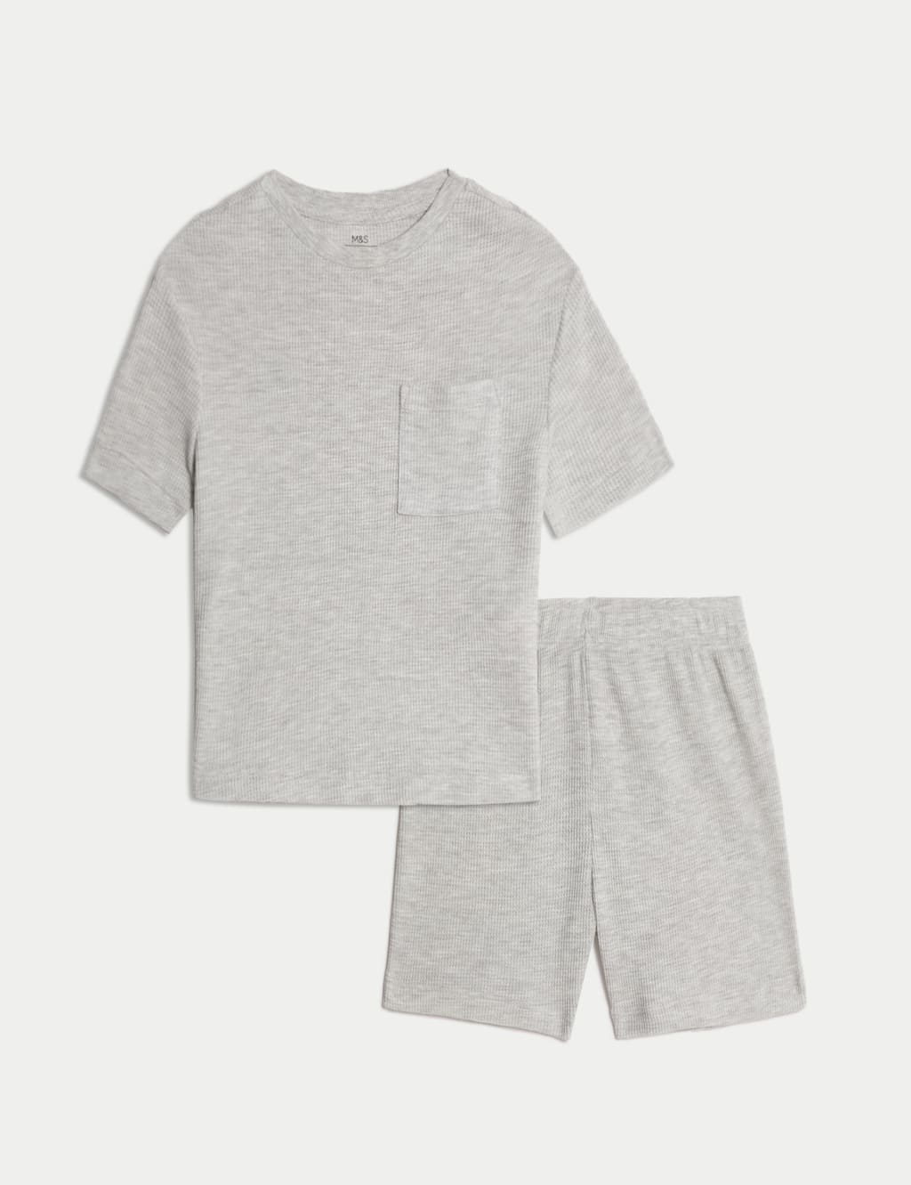 Cotton Blend Waffle Pyjamas (12 Mths-16 Yrs) 1 of 2