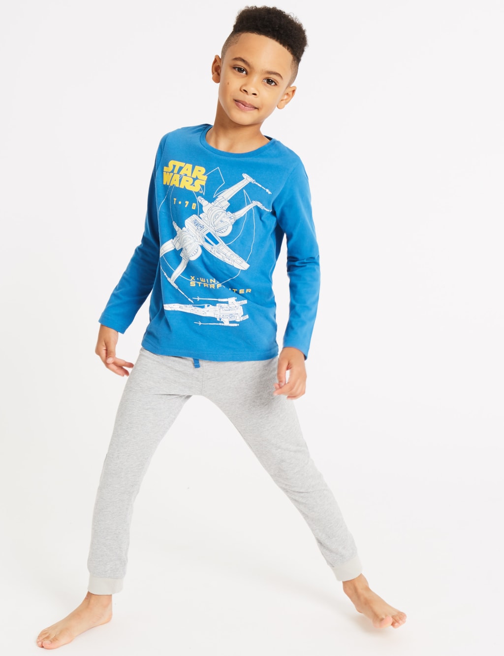 Pure Cotton Star Wars Pyjamas 5 16 Years M S