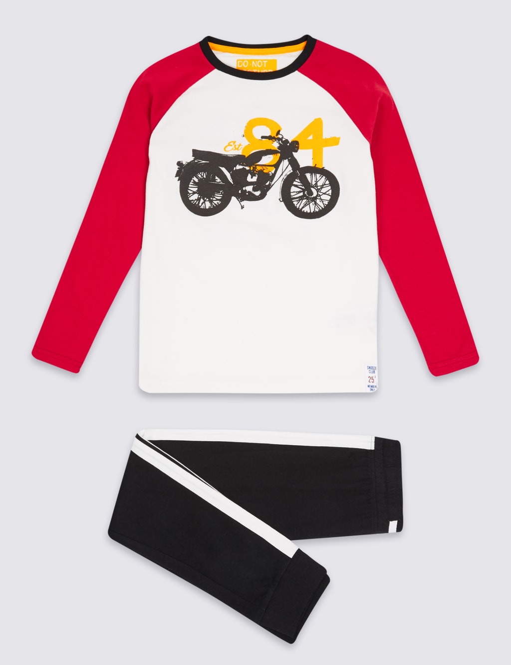 Pure Cotton Bike Print Pyjamas (3-16 Years) 1 of 5