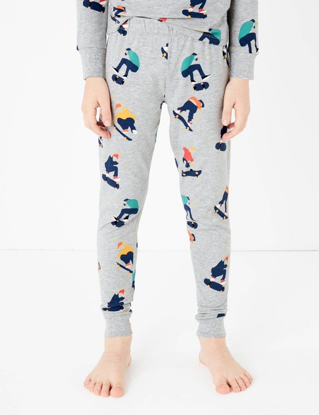 Cotton Rich Skateboard Print Pyjama Set 7 16 Yrs M S