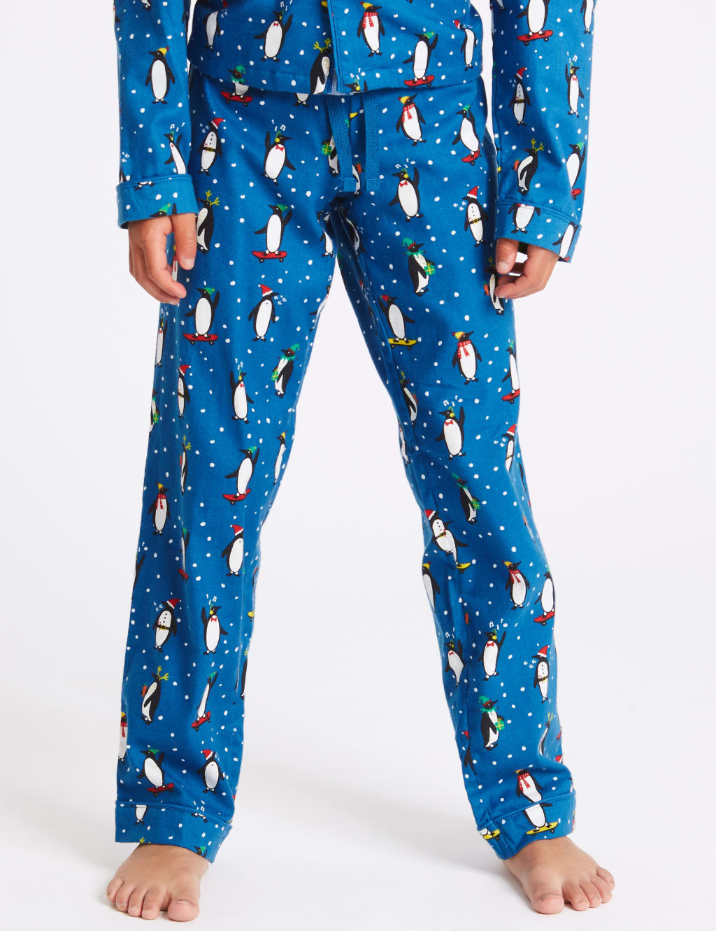 Pure Cotton Penguin Pyjamas (1-16 Years) 4 of 7