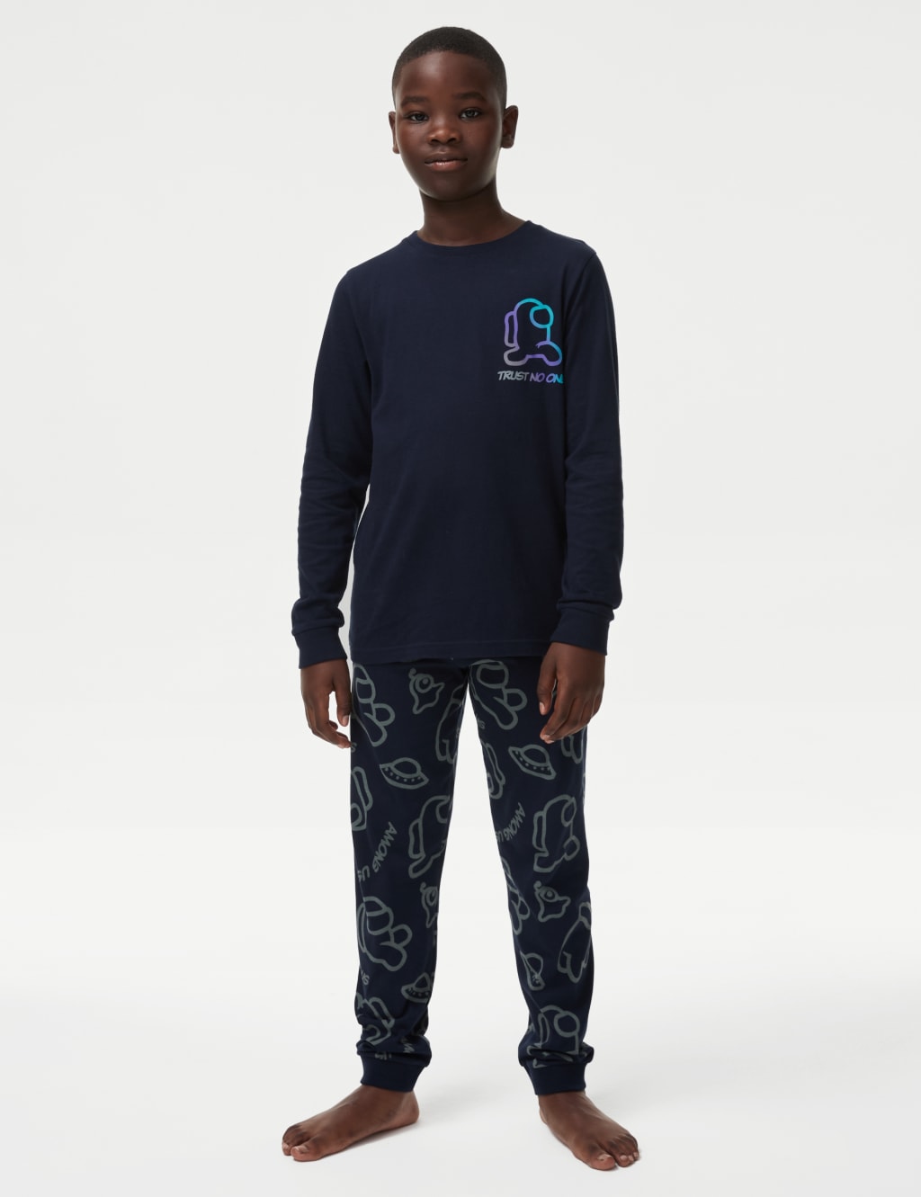 Among Us Pure Cotton Pyjamas 7 16 Yrs