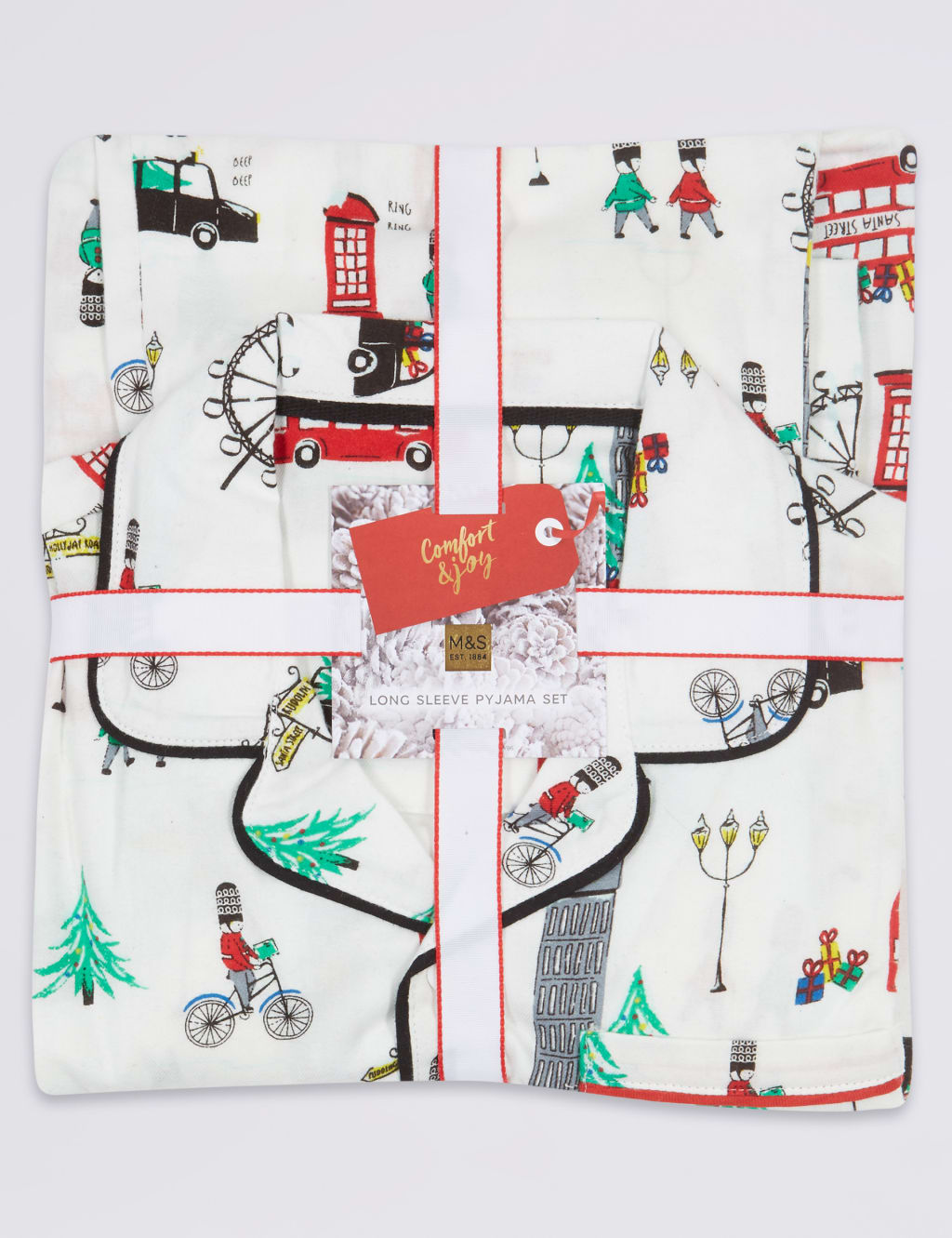 Pure Cotton London Scene Pyjamas (1-16 Years) 3 of 5