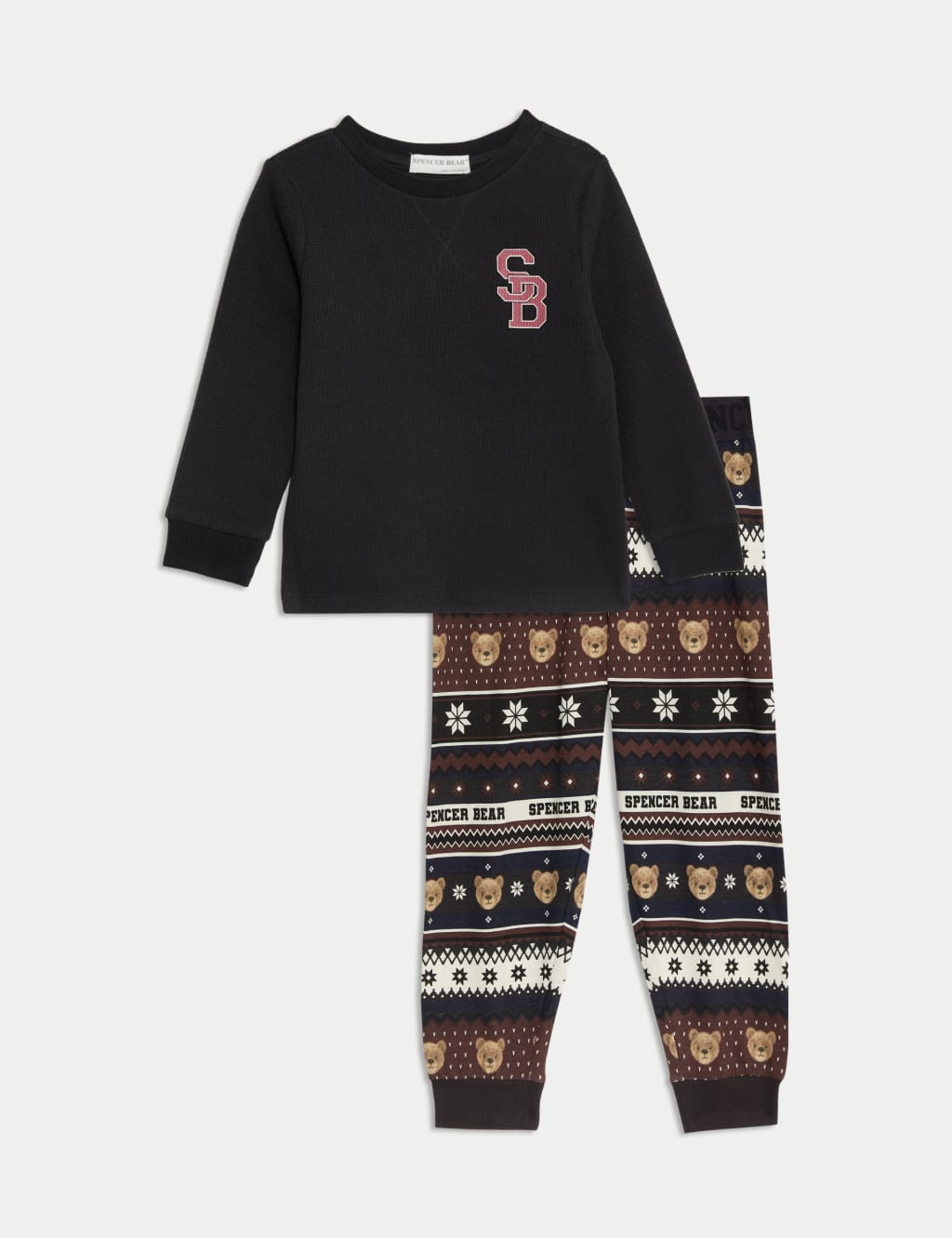 Cotton Blend Spencer Bear Pyjamas 1 16 Yrs Spencer Bear M S