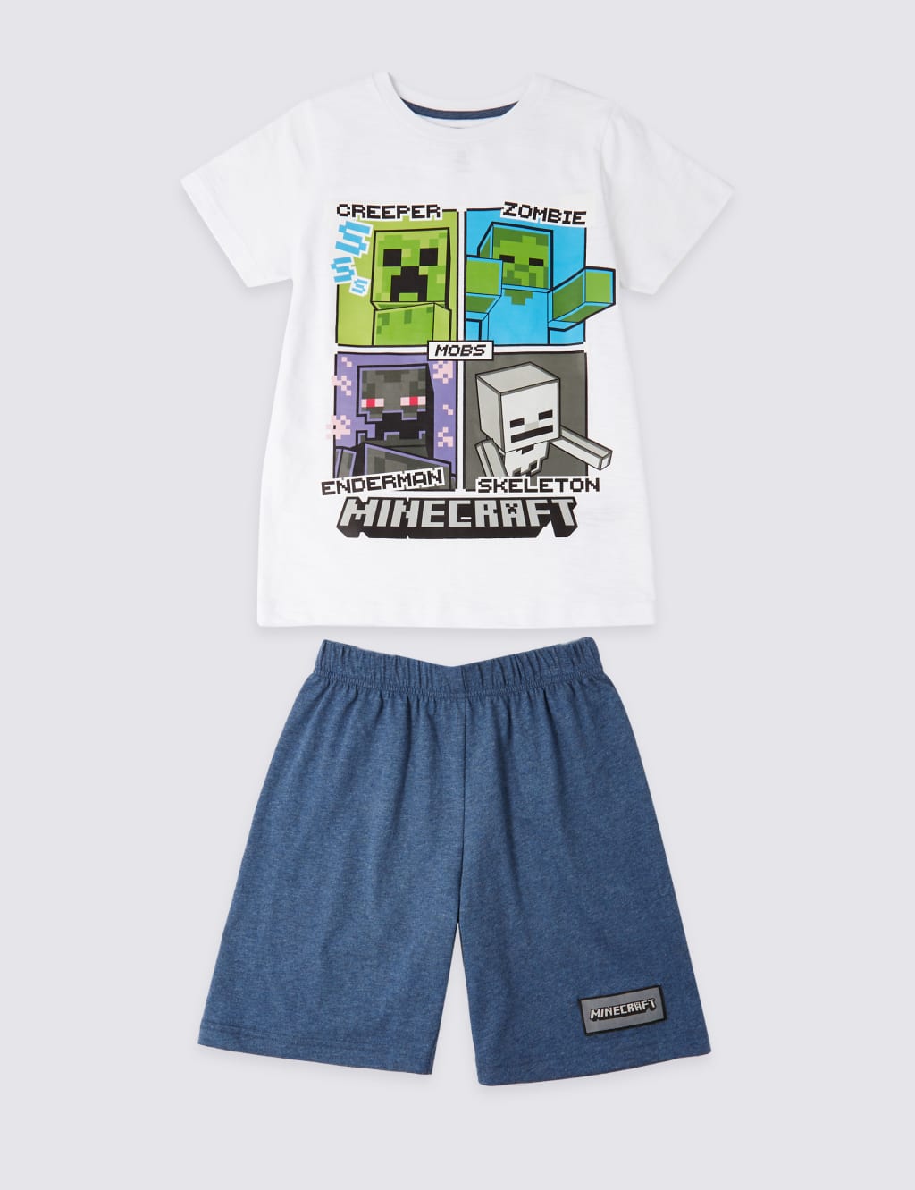 Minecraft shorts pyjamas hotsell