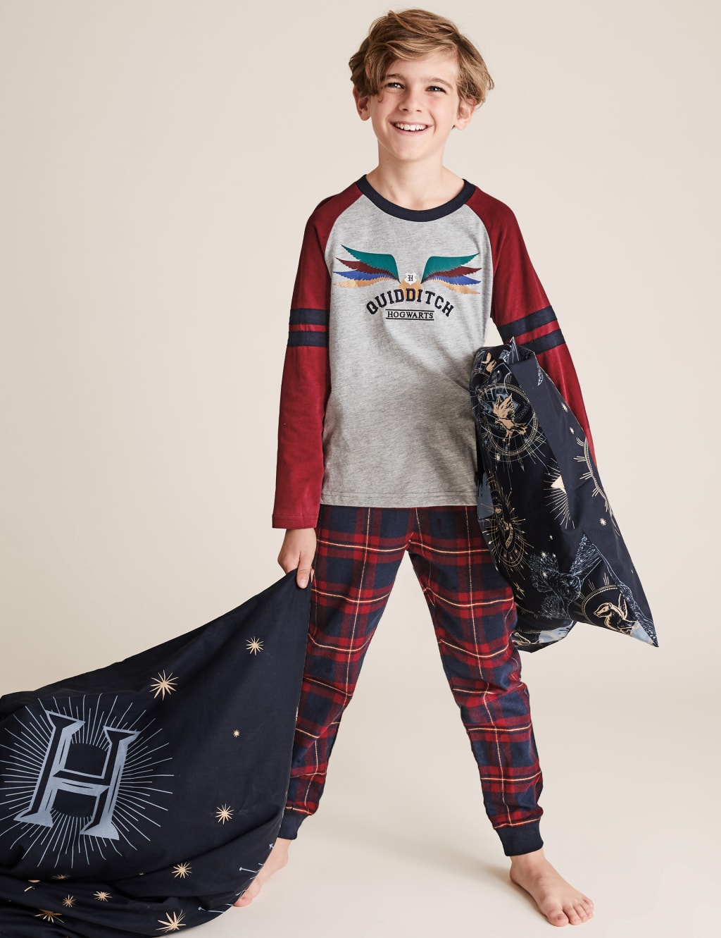 Harry Potter Quidditch Pyjama Set 6 16 Yrs M S