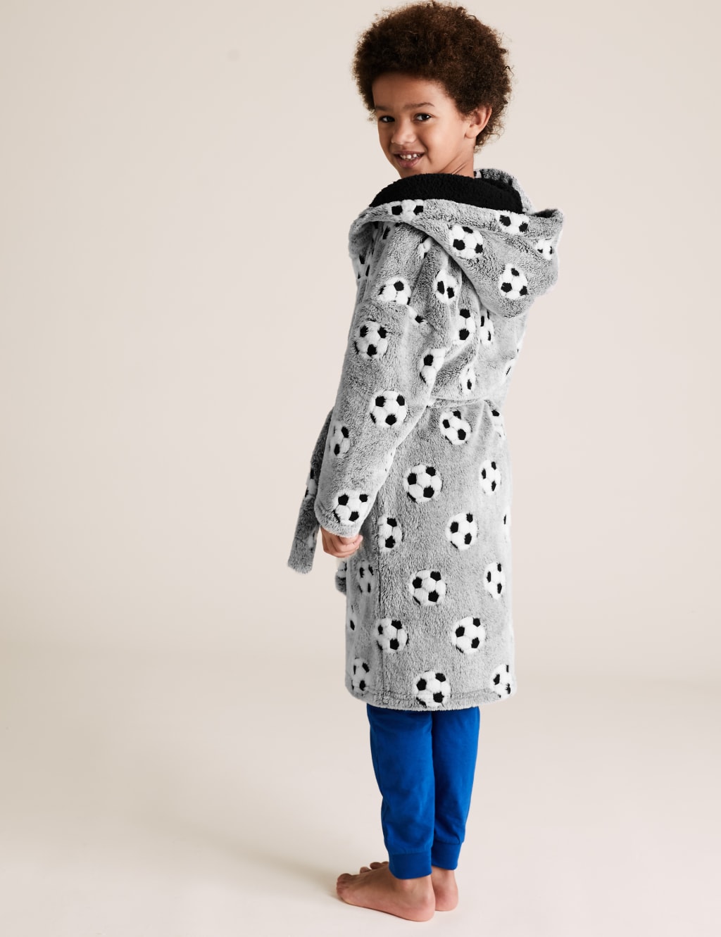 Boys football dressing gown clearance
