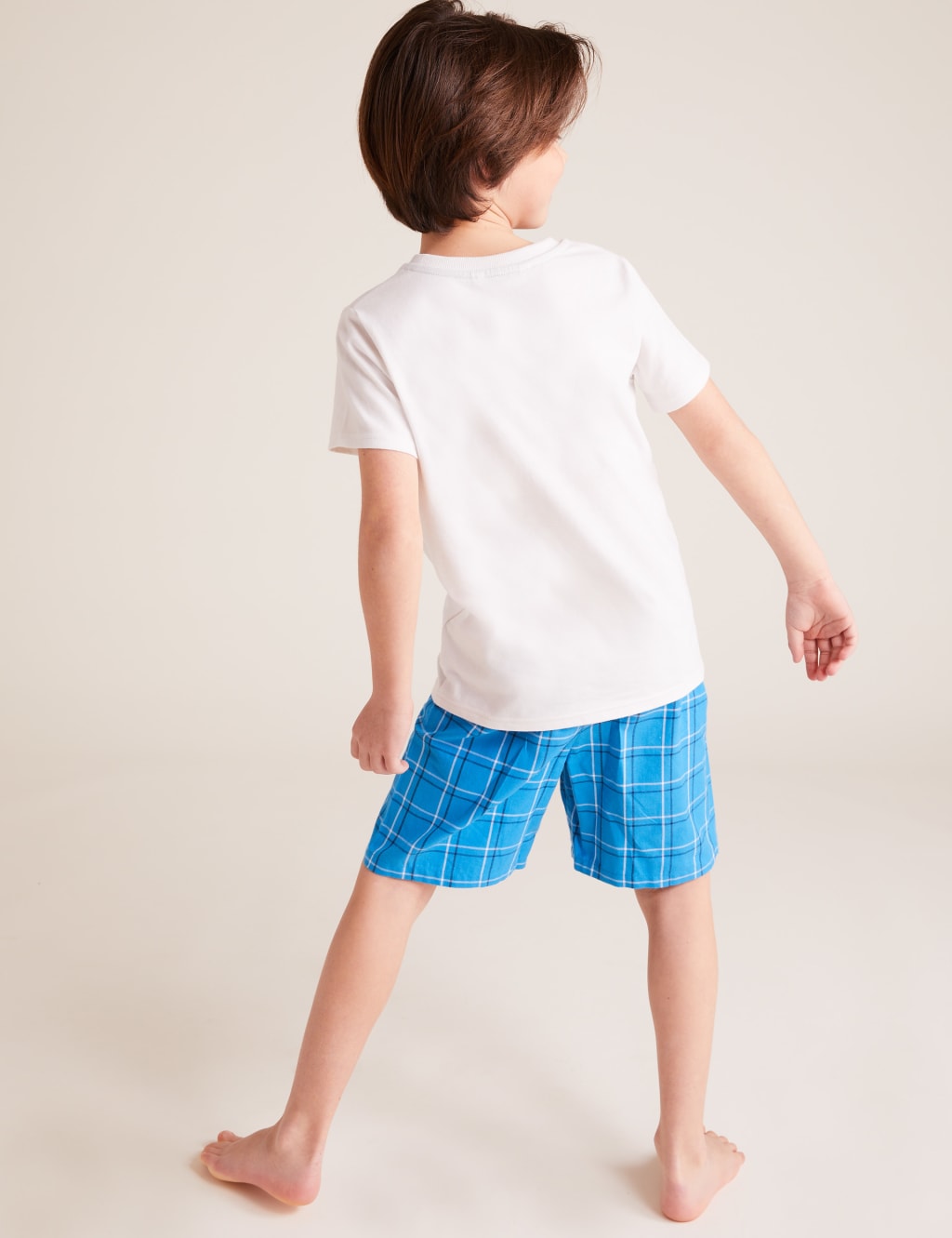 2pk Pure Cotton Short Pyjama Set (6-16 Yrs) 4 of 5