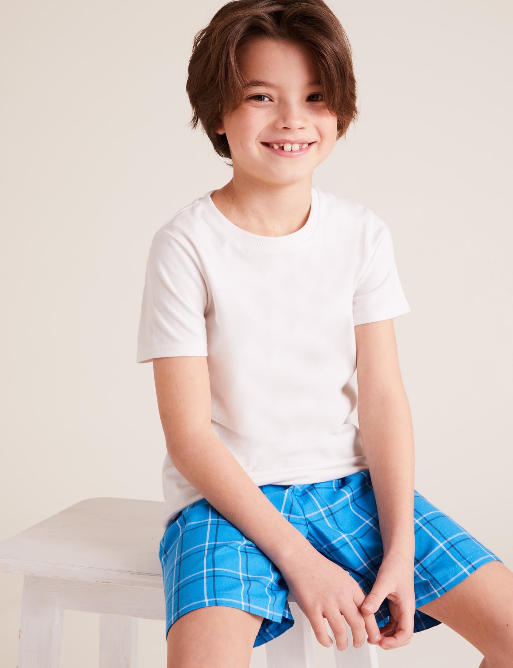 2pk Pure Cotton Short Pyjama Set (6-16 Yrs) 2 of 5