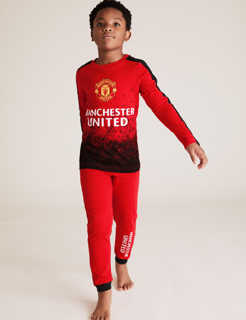 Pure Cotton Manchester United Pyjama Set 3 16 Yrs M S