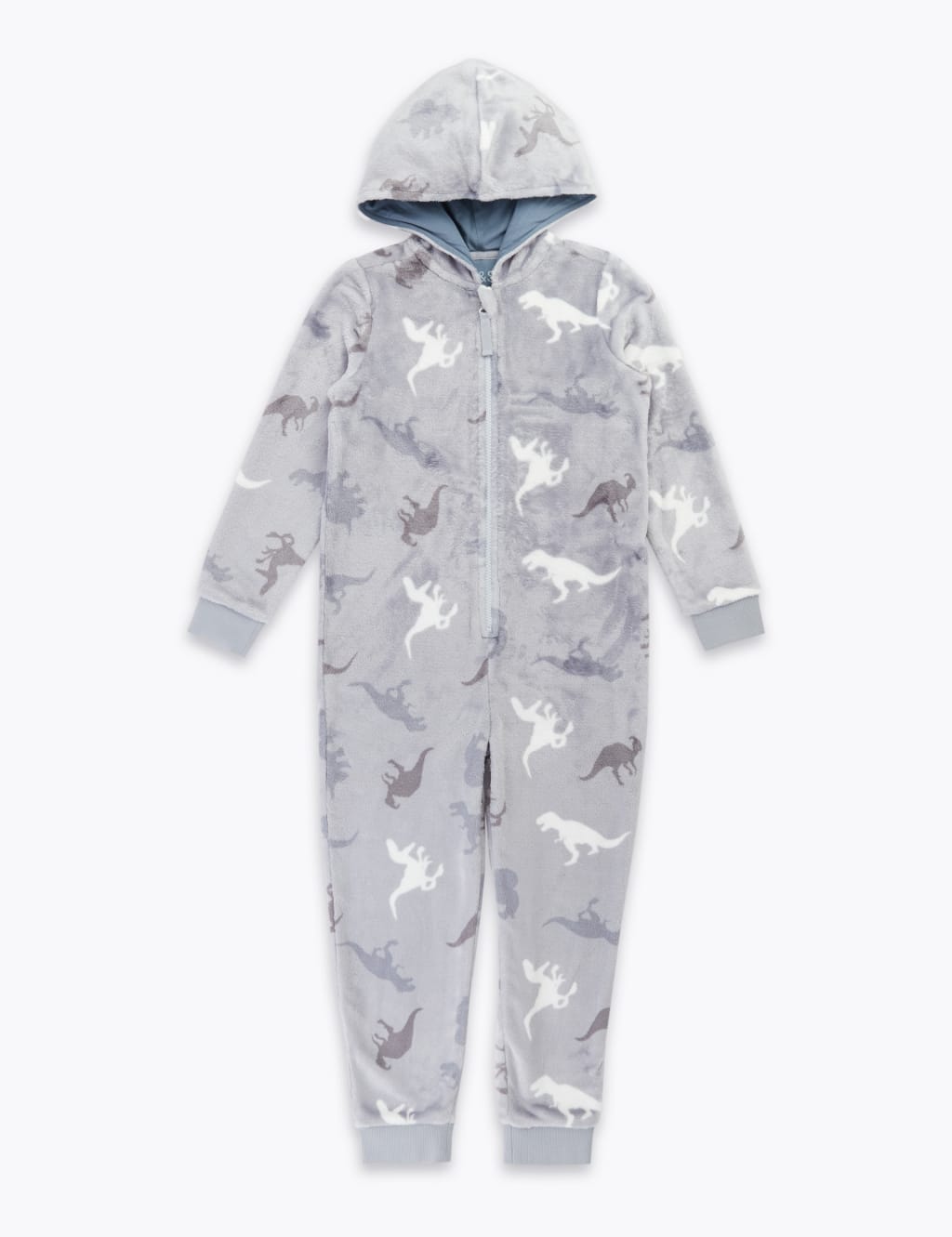 Dinosaur Print Fleece Onesie 1 16 Years M S
