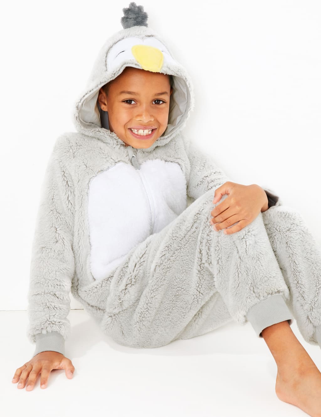 Fleece Penguin Onesie 1 16 Years M S