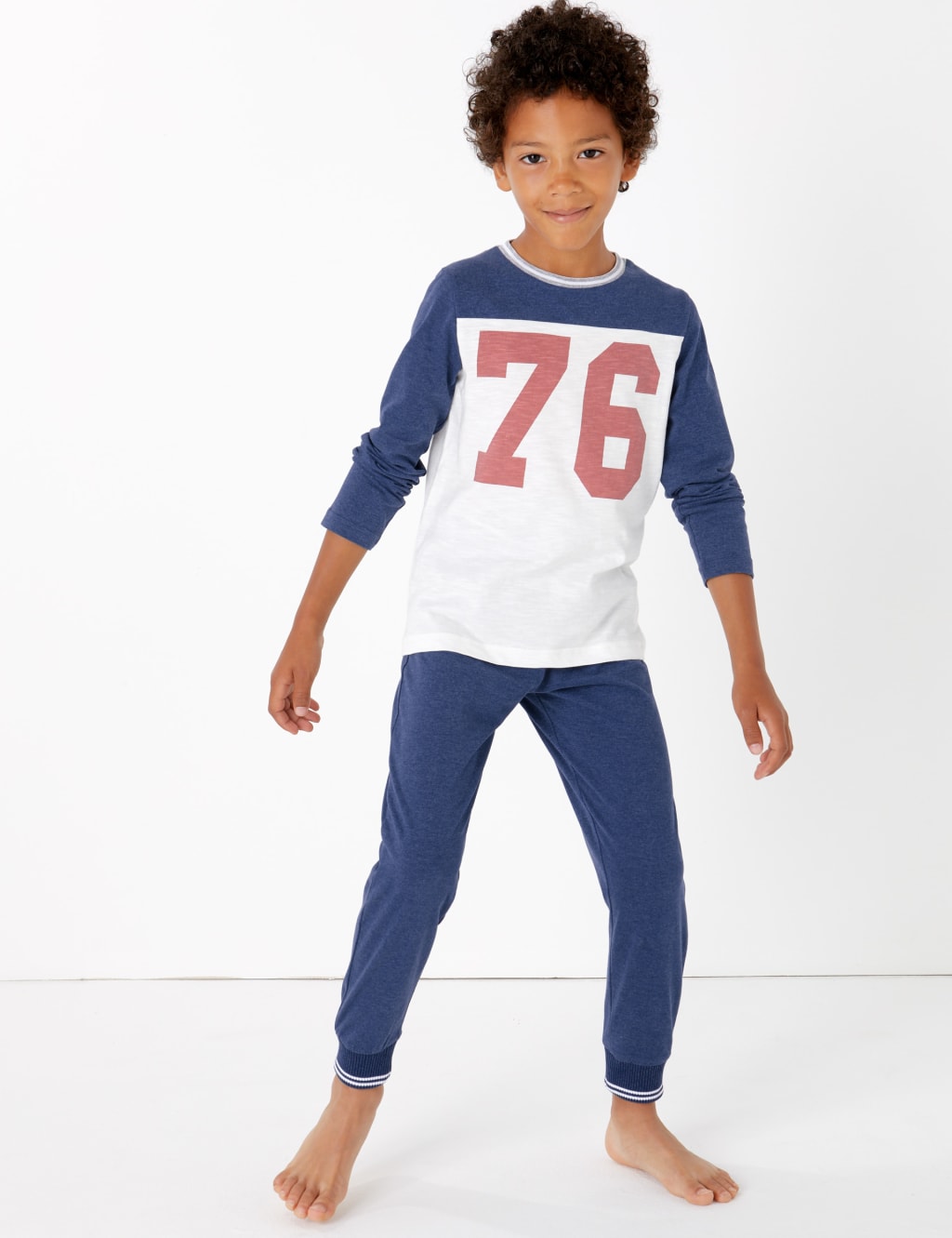 2 Pack 76 Slogan Pyjama Sets (3-16 Years) 2 of 5