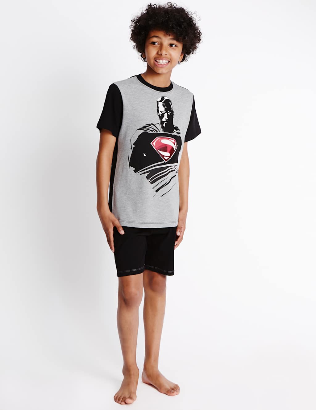 Pure Cotton Superman™ Short Pyjamas (6-16 Years) 1 of 3