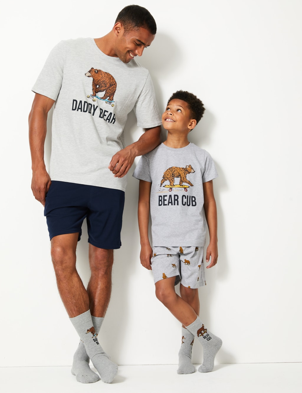 Pure Cotton Bear Short Pyjamas 1 16 Years M S