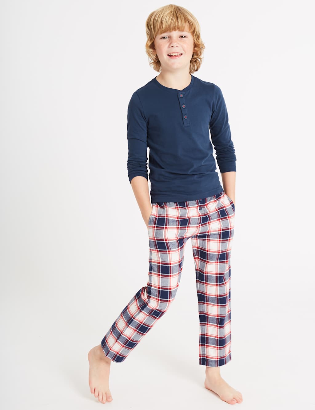 2 Pack Long Sleeve Pyjamas (3-16 Years) 3 of 8