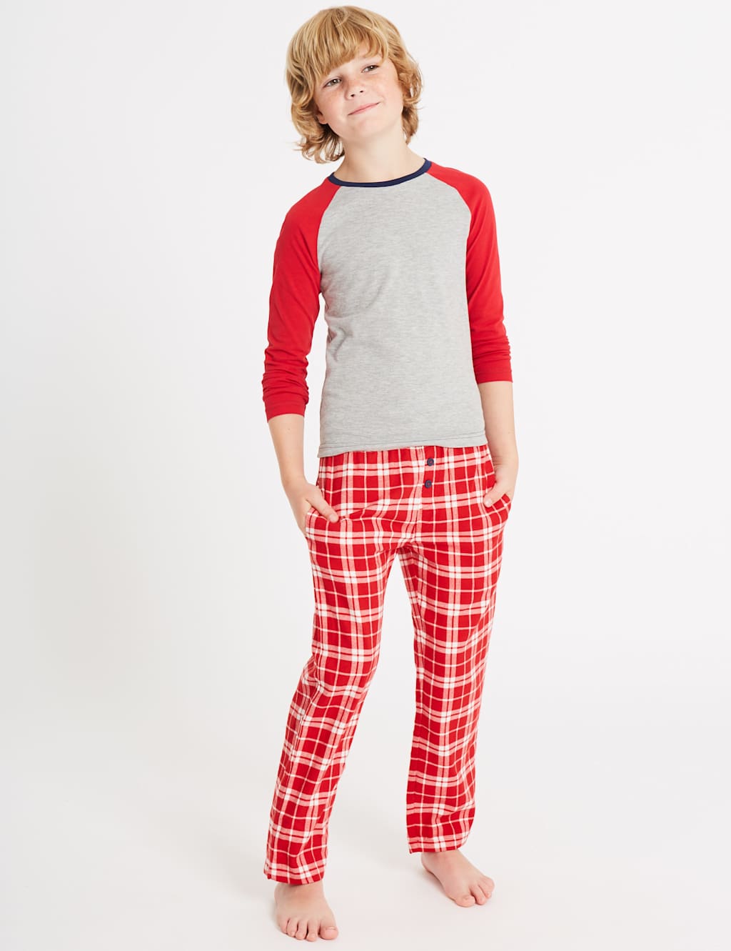 2 Pack Long Sleeve Pyjamas (3-16 Years) 4 of 8