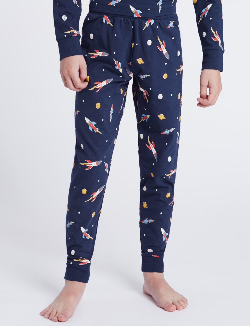 All Over Rocket Print Pyjamas (1-16 Years) 4 of 6
