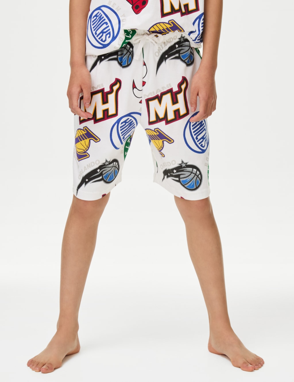 NBA Pure Cotton Printed Pyjamas 6 16 Yrs