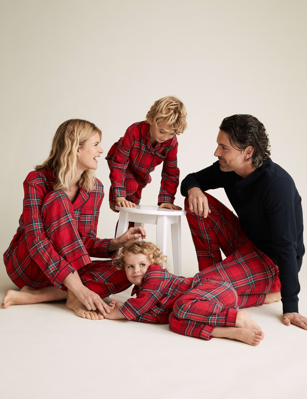 Kid s Family Checked Pyjama Set 1 16 Yrs M S