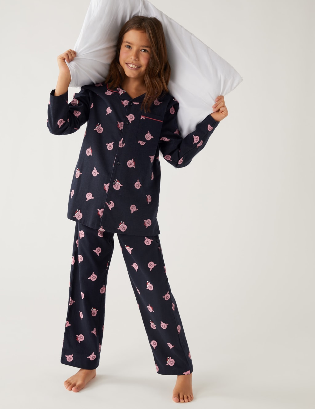 Pig print pajamas online